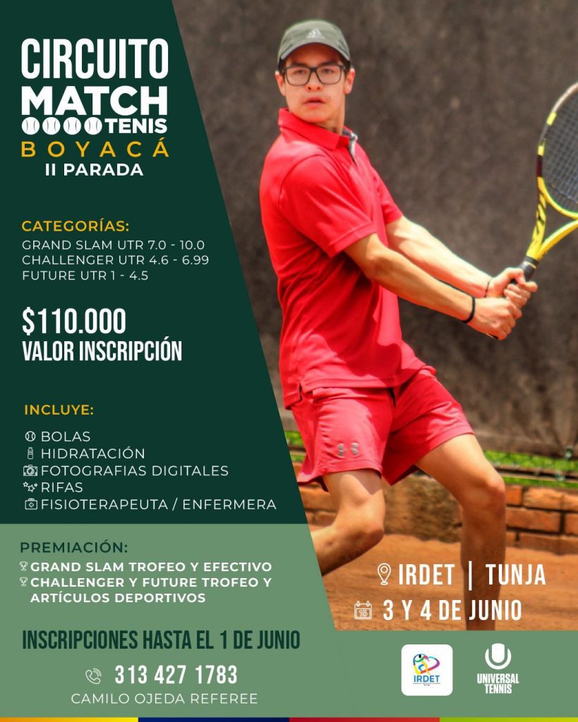 Circuito Match Tenis en Boyacá