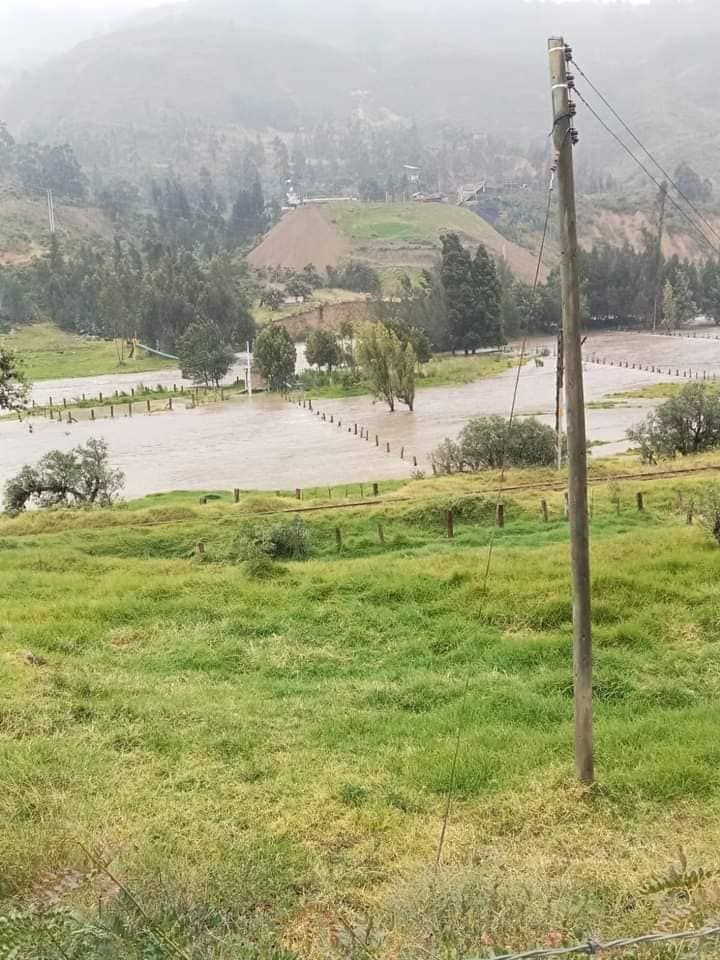 Graves daños por aguaceros en Boyacá