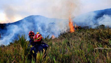 Se continúa atendiendo el incendio