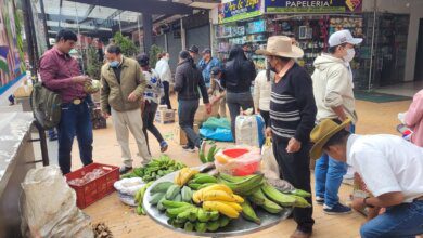 Mercado campesino en solidaridad