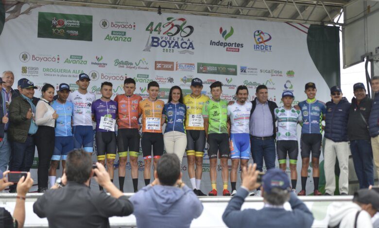 líderes de la Vuelta a Boyacá