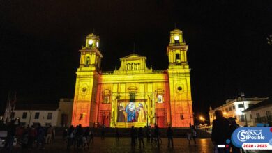 Celebración del videomapping