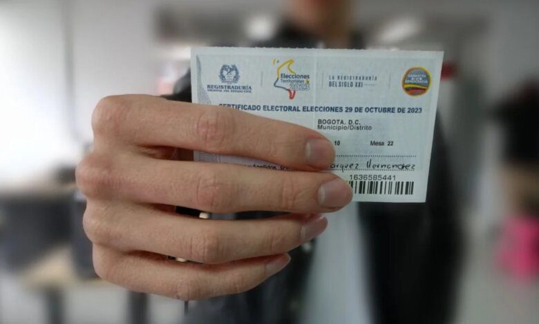 certificado electoral