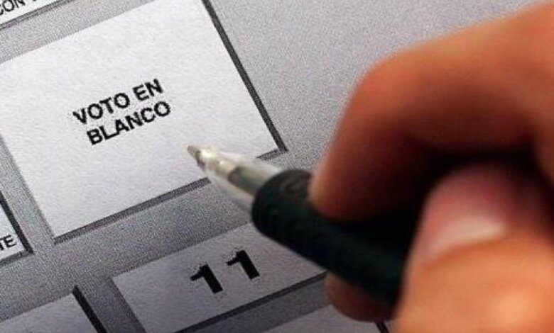 voto en blanco