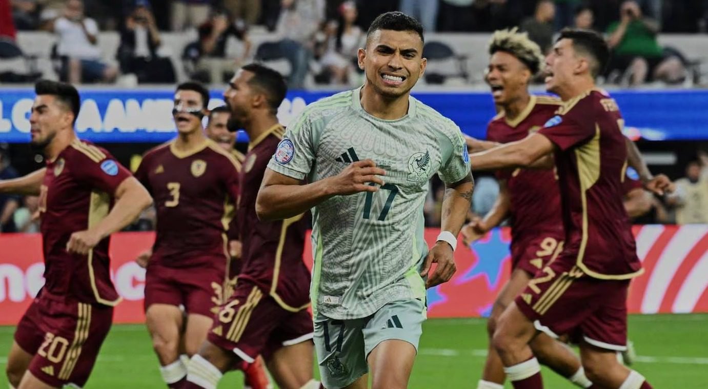 Venezuela vence a México y lidera el Grupo B