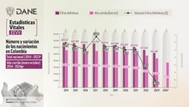 Caen Los Nacimientos En Colombia Durante La Ltima D Cada